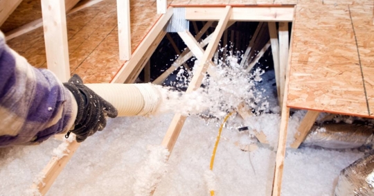 TAP insulation in the attic